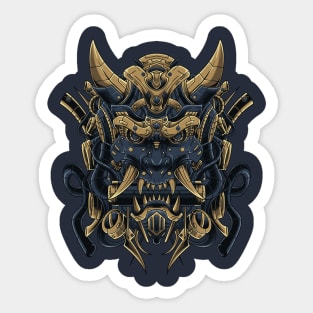 Japanese Oni Robo 5.2 Sticker